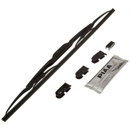PIAA Windshield Wiper Blade; Super Silicone; 20 Inch; Single Blade; Without Spoiler; Black; All Season 95050