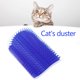 thumbnail image 4 of Cepillo de esquina para mascotas, cerdas para rascar, masajeador de arco, peine de aseo personal (azul) Hugtrwg Para estrenar, 4 of 8
