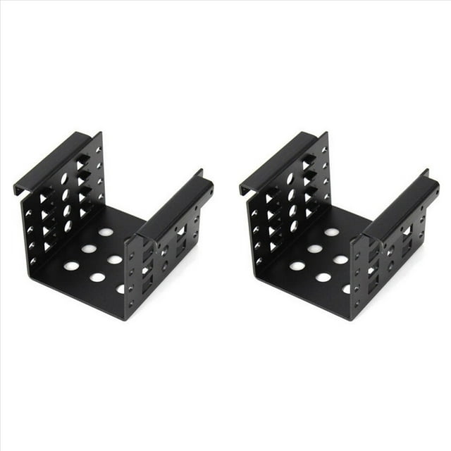 2X 4-Bay 2.5-Inch to 3.5-Inch Adapter Bracket Hard Drive SSD Chassis Hard Drive Mounting Tray Bay