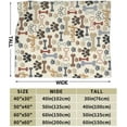 thumbnail image 3 of Dog Paw Prints Bones Blanket Flannel Fleece Throw Blanket Kawaii Stuff for Bed Couch Sofa Chair 80"X60", 3 of 6