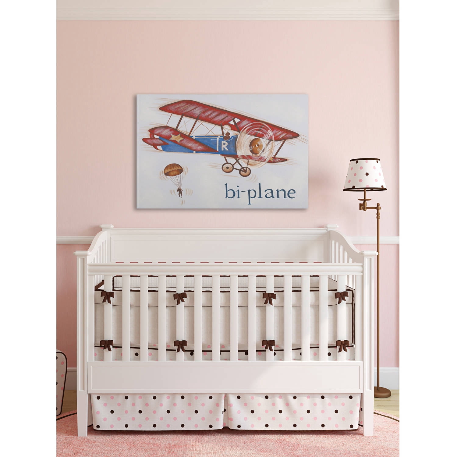 Marmont Hill "Biplane" by Reesa Qualia Painting Print on Wrapped Canvas