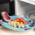 thumbnail image 5 of Shark Charcuterie Board & Sushi Plate – Funny Ceramic Shark Sushi Board with Sauce Bowl Mouth & Chopstick Rest Tail, Sharks Platter for Food, Sushi Tray & Appetizers, 5 of 7