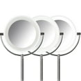 thumbnail image 3 of OttLite Wireless Charging LED Makeup Mirror - Illuminated Magnifying Light with USB Port, White, 3 of 7