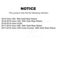 thumbnail image 2 of Positive Plus Rear Semi-Metallic Disc Brake Pads PPF-D1938 for Car Volvo XC60 V90 Cross Country S90 V60, 2 of 8