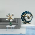 thumbnail image 2 of CoudarTitie Sphere Figurine Tabletop Ornament Modern Statue Decorative Sculpture for Desk Office Shelf Living Room Home Decoration Resin Craft Knick Knack Figurine for House Decorations, 2 of 8