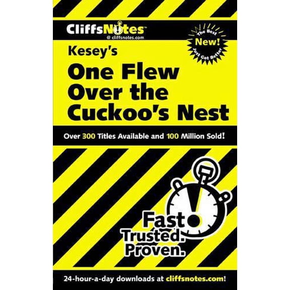 Pre-Owned CliffsNotes on Kesey's One Flew Over the Cuckoo's Nest (Cliffsnotes Literature Guides) (Paperback) 0764586629 9780764586620