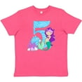 thumbnail image 3 of Inktastic Fifth Birthday Mermaid Youth T-Shirt, 3 of 5