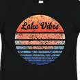 thumbnail image 4 of Inktastic Lake Vibes Distressed Retro Sunset Boys or Girls Toddler T-Shirt, 4 of 5