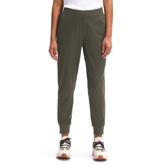 Pantalones deportivos The North Face Aphrodite Plus para mujer, color verde pardo