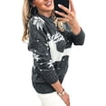 thumbnail image 2 of Seyurigaoka Women's Christmas Round Neck Long Sleeve Elk Pattern Loose Sweaters, 2 of 7