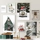 thumbnail image 4 of Arte de pared pintura en lienzo regalo de Navidad, casa verde, ciervo, ardilla, carteles nórdicos e impresiones, imágenes de pared para decoración de sala de estar, 4 of 4
