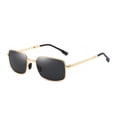 thumbnail image 1 of Qarigey Gafas de sol fotocromáticas de moda, gafas de sol plegables polarizadas para , conducción al aire libre, ciclismo, viajes, Golde Type3 NO3, 1 of 6