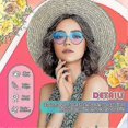 thumbnail image 2 of 12 pares de gafas de sol sin montura shaofei forma de corazón color caramelo para mujeres y hombres, 2 of 5
