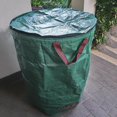 thumbnail image 1 of Bolsas de jardinería Bolsa de jardín de 120 litros Bolsa de residuos de jardín Bolsa de Basura Impermeable Bolsa de Hojas Reutilizables Botes de Basura Contenedor de abono portátil, 1 of 5