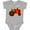AC-Heather Grey, variant on Inktastic Red Tractor 1st Birthday Boys Baby Bodysuit