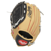 (2 pack) Rawlings Players Series 10 In. Youth T-Ball and Baseball Gloves and Mitts, Left Hand Throw