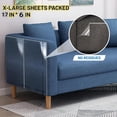 thumbnail image 3 of Cat Scratch Furniture Protector-Self-Adhesive Single Side Couch Protectors for Cats,Cat Tape Training Couch Corner Guards for Sofa,Anti Cat Scratching Deterren Protectors-2PCS, 3 of 7