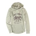 thumbnail image 2 of Aeropostale - Sudadera con capucha para mujer East Coast 1987, gris, extragrande Aeropostale  Sudadera, 2 of 2