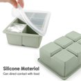 thumbnail image 4 of Iodue Ice Cube Mold Lce Grid Food Grade 6 Grid Ice Box Household Ice Ice Large Ice Block Grinding Tool With Cover, 4 of 4
