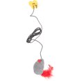 thumbnail image 3 of Juguete para gato con puerta colgante, puerta interactiva, cordón elástico, juguete que rebota, ratón de felpa, juguete para gato, 3 of 4