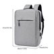 thumbnail image 5 of Greeniant Mochilas para portátil de 15,5 pulgadas de almacenamiento de manga de gran capacidad con orificio de carga Bolsas de hombro Ropa Deportiva, Zapatos Gris, 5 of 6