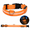 Orange, variant on USB Rechargeable LED Pet Collar, Adjustable Light Up Dog and Cat Collar, Multi-Color Glow Collar for Night Walking, Outdoor Safety, Running, Camping and Daily Pet Use