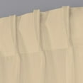 thumbnail image 2 of Magic Drapes Cream sheer curtains pinch pleated curtains & drapes for bedroom living room textured light filtering window curtains pinch pleated drapes (52Wx95L), 2 of 7