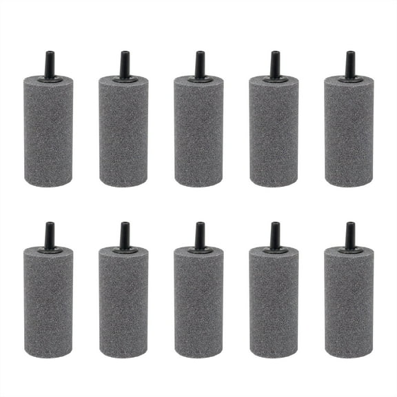 Aqua Dream Air Stone 2 Inch Cylinder Diffuser for Fish Tank Aquarium Air Pump One Pack of 10pcs