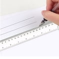 thumbnail image 4 of Ageoie 12 Inch Color Clear Ruler, Dual Scale Plastic Transparent Straight Ruler, Math Geometry Measuring Tools with Inch And Centimeter, Office Supplies, Back to Classroom Must Haves, 4 of 5