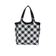 thumbnail image 3 of Everything Mary Yarn Storage and Transport Tote, Buffalo Check Polyester with 6 Pockets, 3 of 7