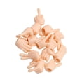 thumbnail image 2 of Mini muñecas a escala 1/12, modelo de mano, partes del cuerpo, figura de muñeca, accesorios de juguete, figura de acción para muñecas, juego de blanco CUTICAT Manos móviles de muñeca, 2 of 8