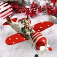 thumbnail image 2 of Decoración navideña de avión, figura de avión, accesorio fotográfico, colgante de de Navidad, colgante de avión para el hogar, restaurante, Estilo C, 2 of 8