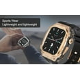 thumbnail image 3 of VeveXiao Rugged Case with Band for Apple Watch Series 10 Bands 46mm (2024), Metal Protective Cover Case with Silicone Strap Shockproof Bumper for iWatch Series 10 46mm Mens Womens Strap, 3 of 7