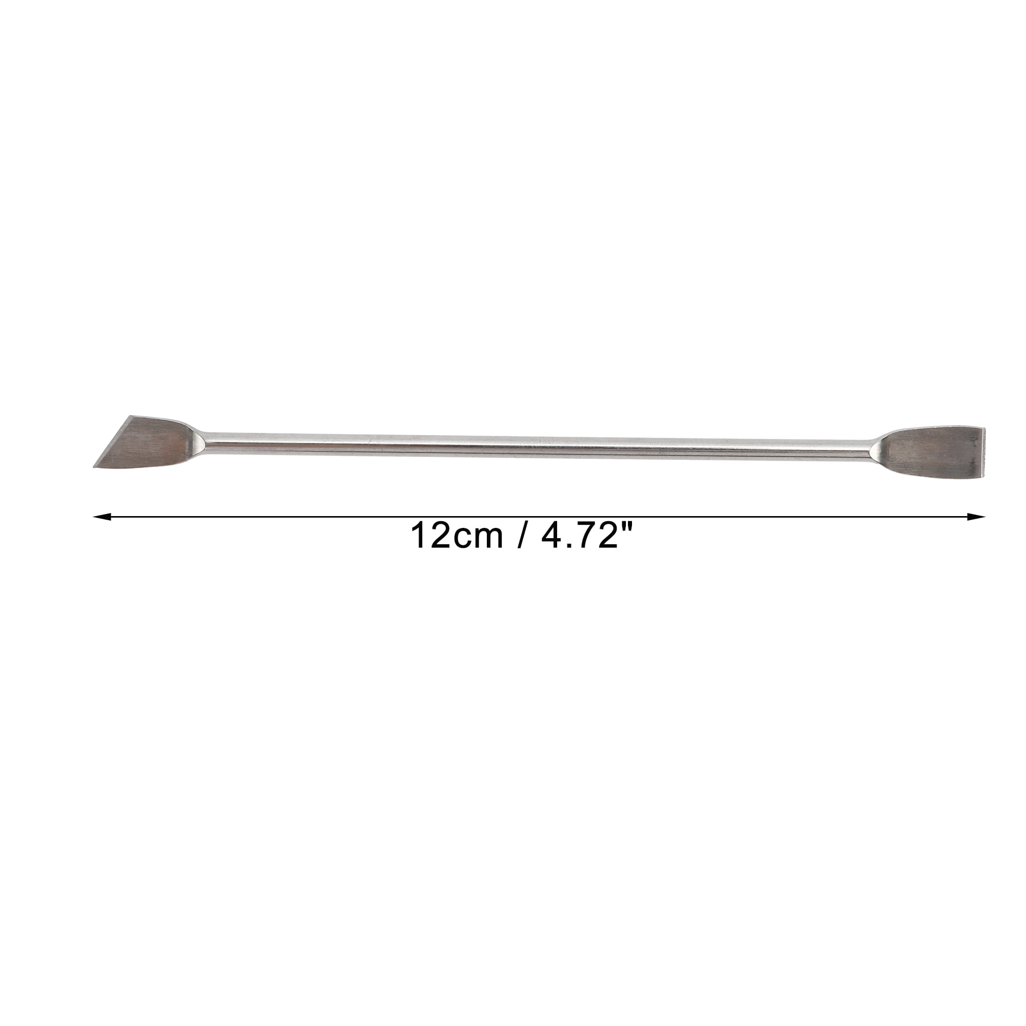 Unique Bargains Multi-function Double-side Cuticle Pusher 4.72 Length Silver Tone 1 Pc