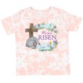 thumbnail image 3 of Inktastic Easter He Has Risen with Cross and Flowers Boys or Girls Toddler T-Shirt, 3 of 5