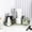 Green, variant on Multi-Tier Corner Countertop Organizer Rack Bathroom Makeup Counter Organizer Tool-Free Installation Acrylic Vanity Shelf Storage Organizers Perfume Tray Bathroom Dresser Kitchen (Amber, 1-Tier)