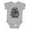AC-Heather Grey, variant on Trucking Grandpa Little Trucker Boys Baby Bodysuit