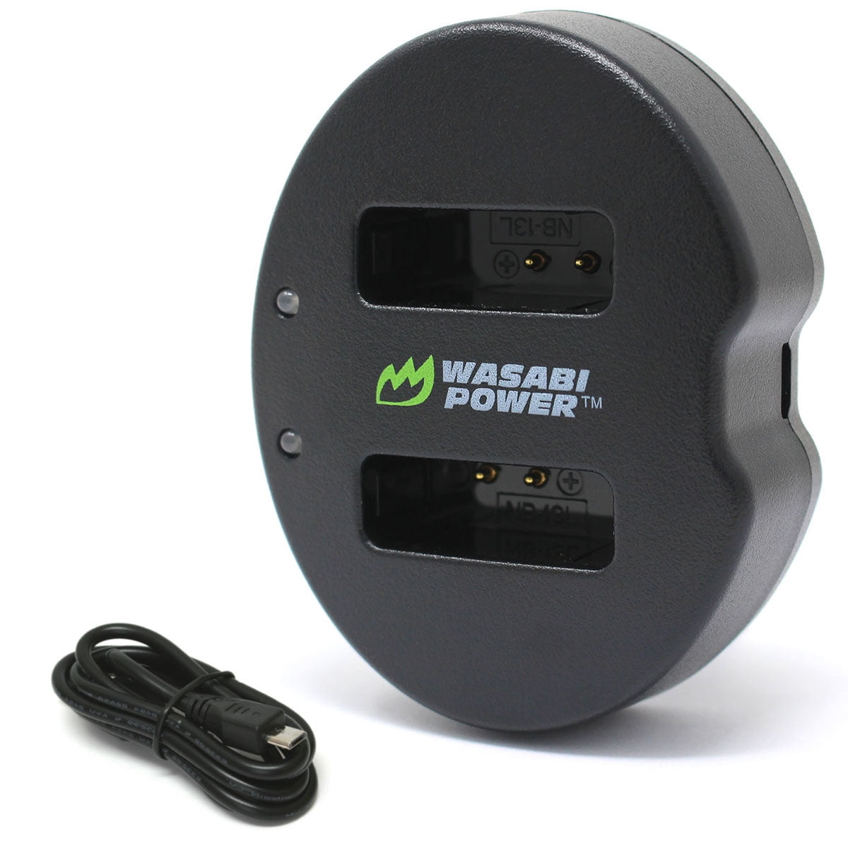 Wasabi Power Dual USB Battery Charger for Canon NB13L