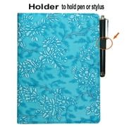 JYtrend Smart Case for iPad 2nd/ 3rd/4th Generation, Rotating Stand Magnetic Wake/Sleep Cover for iPad 2/3/4 A1395 A1396 A1397 A1403 A1416 A1430 A1458 A1459 A1460 (Embossed Flower)