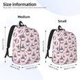 thumbnail image 2 of Disketp Cute Cupcake Mochila de Lona Estampada, Mochila Escolar de Viaje Ligera para Estudiantes y Portátil-Medium, 2 of 5