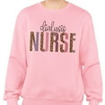 thumbnail image 2 of Dialysis Nurse Leopard Print Sweatshirt Unisex 3X-Large Pink, 2 of 5