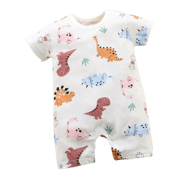 Zanarzt Baby Girl Romper Summer Romper Cotton Baby Boy Girl Bodysuits Casual Cotton Soft Infants Outfit Newborn Clothes Brick Red,6-12 Months