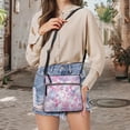 thumbnail image 5 of ZUXONGSY Tie-Dye Axolotl Coral Print Shoulder Bag for Women Fashion Crossbody Purse Casual Satchel with Adjustable Wide Strap for Shopping Working, 5 of 7
