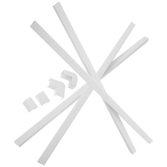 OUNONA Wire Hiding Strip for Wall Cable Hider 40.00X1.70X1.40CM White