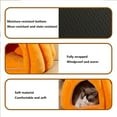 thumbnail image 2 of Pumpkin Cat Bed, Cute Pumpkin Shape Cat Cave, Puppy House for Cats Small Dogs, 2 of 7