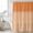 Orange, variant on Sage Green Striped Shower Curtain Set, Waterproof Shower Curtains for Bathroom, Boho Stripes Minimalist Linen Texture Washable Fabric Cloth Bath Curtain for Bathtub Decoration with Hooks 72x78 Inches