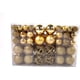 thumbnail image 1 of Paquete de 100 bolas de Navidad Caja de regalo Adornos para árboles de Navidad - Oro Ormromra LN-0882-2, 1 of 4