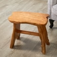 thumbnail image 6 of Greenage Rustic Cedar Roots A-Leg Stool, 20"x13"x18"H, 6 of 14