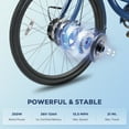 thumbnail image 4 of Viribus 24" Electric Tricycle for Adults with 7 Speeds 36V 13Ah Battery 350W Motor UL 2271 Blue, 4 of 12