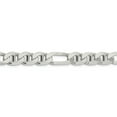 thumbnail image 2 of Sterling Silver 10.65mm Figaro Anchor Chain (Weight: 90.6 Grams, Length: 22 Inches), 2 of 4